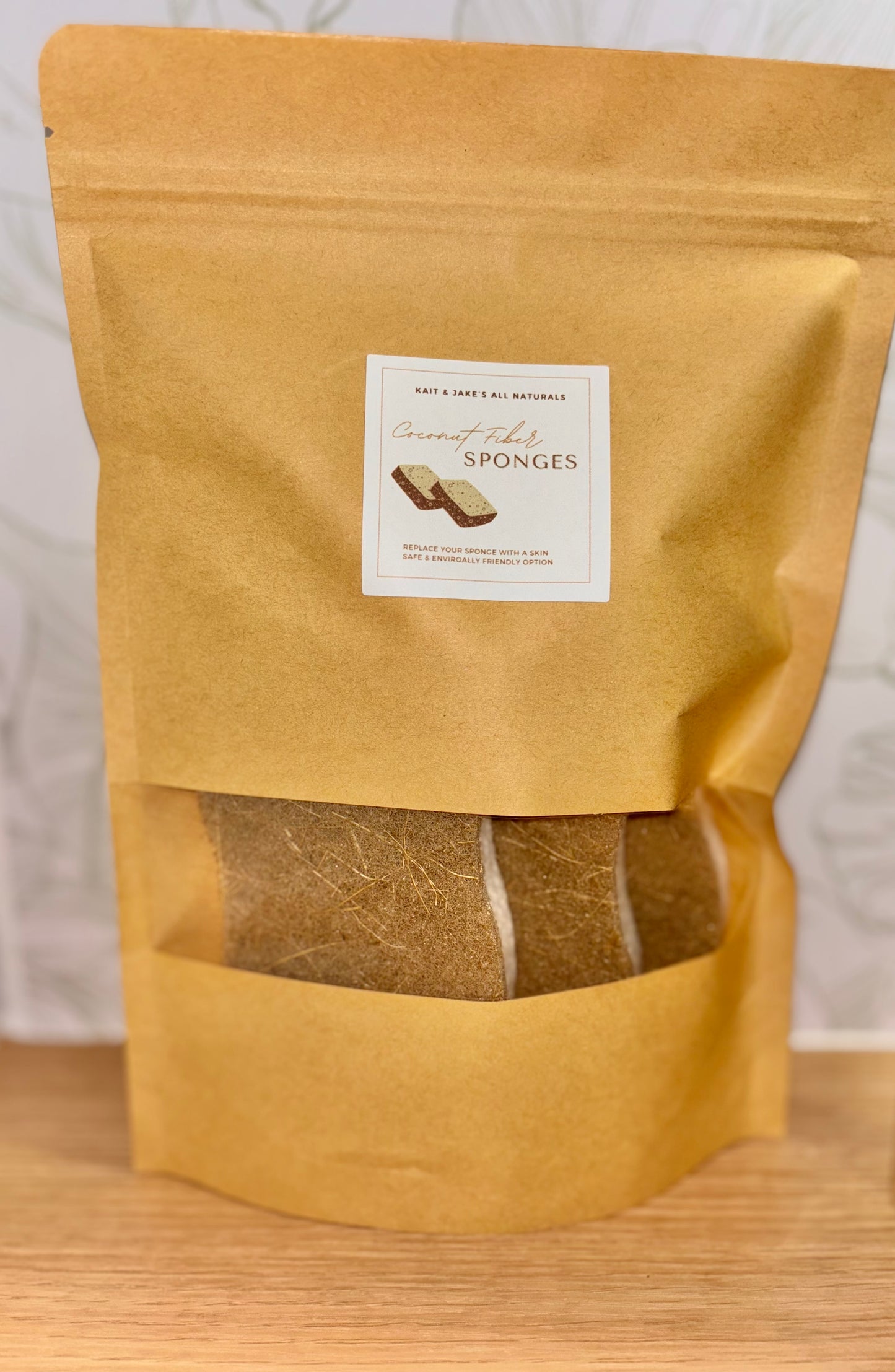 Coconut Fiber Sponges