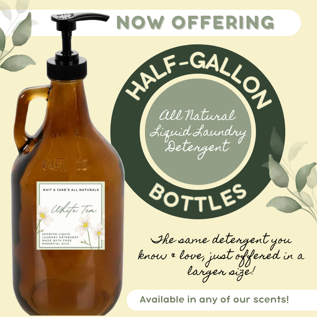 Half-Gallon Liquid Laundry Detergent